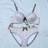 Printed Cotton Padded Bra Panty Set