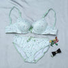 Printed Cotton Padded Bra Panty Set