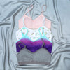 Vibrant Mix Teenage Bralette Collection