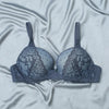 Net Lace Underwire Bra
