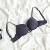 Shine Strap Seamless Push-Up Bra