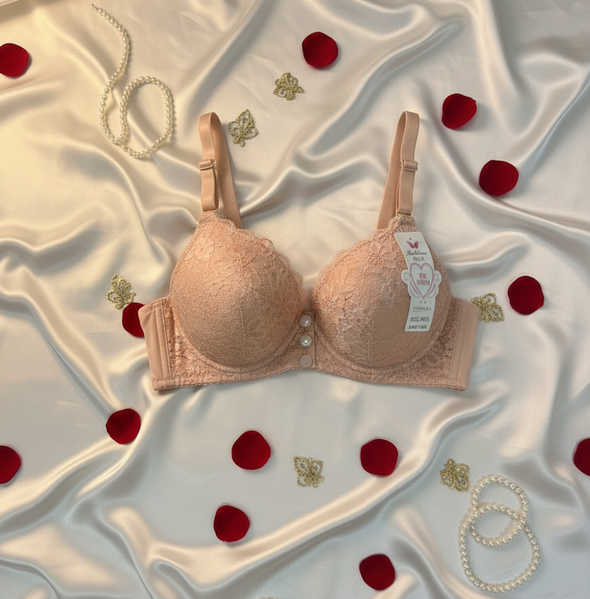 Front-Button Padded Bra offers easy wear, firm support, and all-day comfort — perfect even as your go-to sports bra