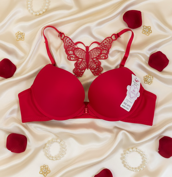 The Scarlet Butterfly – Comfort Plunge with a Touch of Elegance