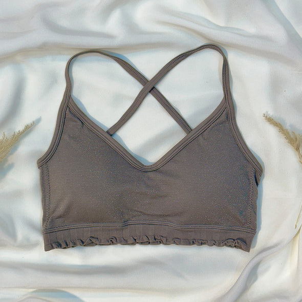 Sparkle Ribbed Bralette Collection