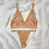 Luxe Lace Bralette and Thong Set