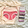 Classic Striped High-Waist Briefs