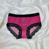Romantic Lace-Trimmed Mesh Panty Collection