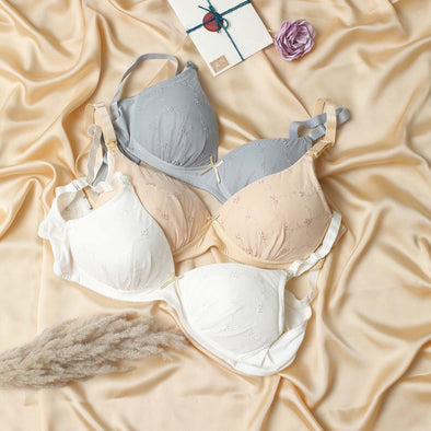 Bliss Embroidered Bra - Designed for Comfort, Made for Motherhood